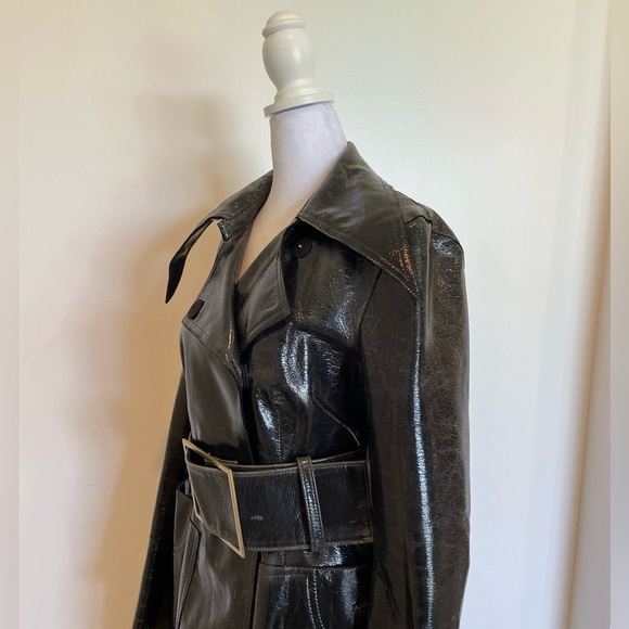 RŪH Faux Leather Trench Size EU 40 / US 10 or Medium - Picture 6 of 9